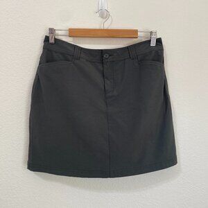 Eddie Bauer Womens Adventurer 2.0 Skort Gray Sz 8 Golf Tennis Activewear
